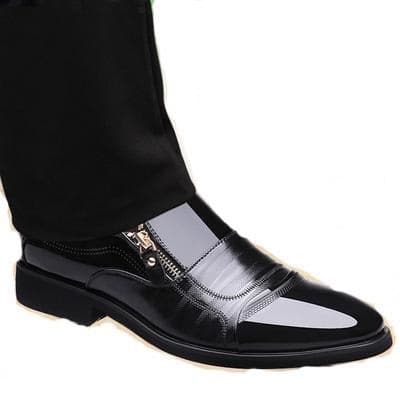 NPZ Design Men's Genuine Leather Formal Business Dress Shoes - Divine Inspiration Styles