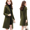 GLORIA Design Women's Fine Fashion Cinnamon Brown Elegant Luxury Style Designer Wool Coat - Divine Inspiration Styles