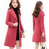 GLORIA Design Women's Fine Fashion Cinnamon Brown Elegant Luxury Style Designer Wool Coat - Divine Inspiration Styles