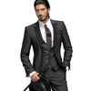 GMSUITS Men's Fashion Formal 3-PCS Tuxedo (Jacket + Pants + Vest) Suit Set - Divine Inspiration Styles