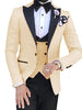 HARLEY SUITS Men's Fashion Formal 3 Piece Tuxedo (Jacket + Pants + Vest) Purple Suit Set for Weddings Proms Cocktails & Special Events - Divine Inspiration Styles