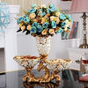 JCLL Luxury Style Diamond Fruit Plate Bowl Centerpiece Designs Ornaments Art Decoration Sets - Divine Inspiration Styles