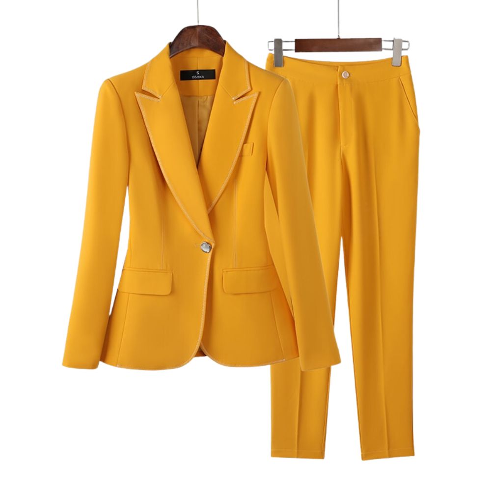 NAVIA SUITS Women's Elegant Stylish Fashion Office Blazer Jacket & Pan ...