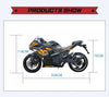 SUNLIKE MAX PRO 2000W 3000W Motor 72AH Battery Full Size & Fully Equipped Black & Blue Electric Motorcycle Bike