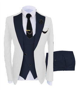 KENTON SUITS Men's Fashion Formal 3 Piece Tuxedo (Jacket + Pants + Ves –  Divine Inspiration Styles