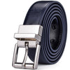 BELTOX Design Collection Men's Fashion 100% Genuine Leather Black & Silver Tone Belts - Special Offer!