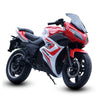 SUNLIKE MAX PRO 2000W 3000W Motor 72AH Battery Full Size & Fully Equipped Black & Red Electric Motorcycle Bike