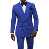 SZSUITS Men's Fashion Suit Sets with Tuxedo & Pants Polished Velvet Lapel Blazer Suit Set - Divine Inspiration Styles