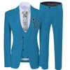 GMSUITS Men's Fashion Formal 3-Piece Suit Set Luxury Style Polka Dots Purple Suit Set (Jacket + Pants + Vest) Suit Set - Divine Inspiration Styles