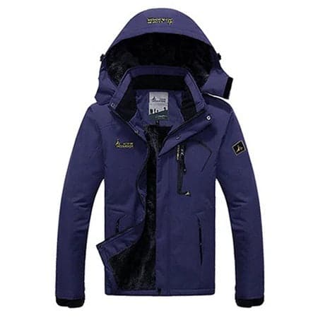 UNCO & BOROR Women's Sports Fashion Purple Blue Coat Jacket Premium Quality Windproof Hooded Thick Parka Winter Coat Jacket - Divine Inspiration Styles