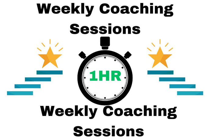 Get 1 Hour Per Week (4 Hours Per Month) Coaching Sessions On Any Relevant Coaching Topic! 1 Hour Weekly Coaching Sessions To Gain Strategic Ideas, To Solve Problems, and To Make Progress! 1 Hour Weekly Coaching Sessions! (Monthly Subscription Program)