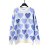 YTW Women's Fine Fashion Autumn Winter Stylish Beaded Heart Shape Sweater - Divine Inspiration Styles