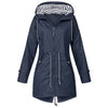 RTSHINE Women's Fashion Stylish Hooded Light Jacket Raincoat Zipper Jacket - Divine Inspiration Styles