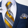 DBG VIP Design Collection Men's Fashion 100% Premium Quality Fully Woven Silk Tie Set - Divine Inspiration Styles