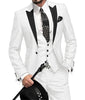 GMSUITS Men's Fashion Formal 3-PCS Tuxedo (Jacket + Pants + Vest) Suit Set - Divine Inspiration Styles