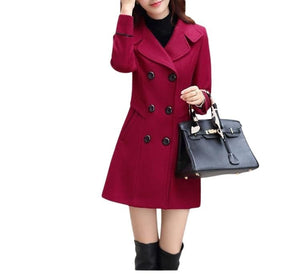 HENRIETTA Design Women's Luxury Fashion Designer Wool Coat Jacket - Divine Inspiration Styles