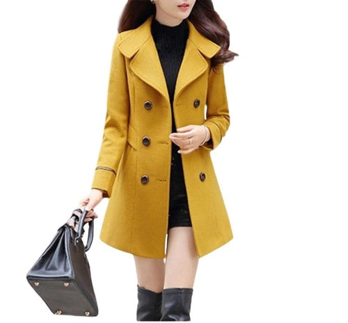 HENRIETTA Design Women's Luxury Fashion Designer Wool Coat Jacket - Divine Inspiration Styles