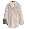 HQL Design Women's Fine Fashion Premium Quality Elegant Faux Fur Collar Coat - Divine Inspiration Styles