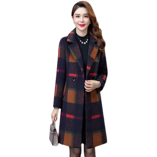 ERNESTINA Design Women's Fine Fashion Elegant Luxury Style Wool Coat Jacket - Divine Inspiration Styles