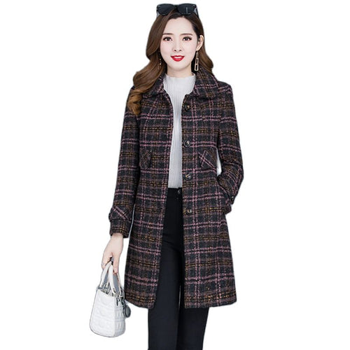 JARAH Design Women's Fine Fashion Elegant Luxury Style Wool Coat Jacket - Divine Inspiration Styles