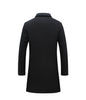 BRADFORD Design Collection Men's Fashion Premium Quality Long Wool Blend Solid Coat - Divine Inspiration Styles