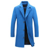 BRADFORD Design Collection Men's Fashion Premium Quality Long Wool Blend Solid Coat - Divine Inspiration Styles