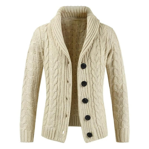 URSPORT Men's Fashion Premium Quality Cable Design Sweater Cardigan Jacket - Divine Inspiration Styles