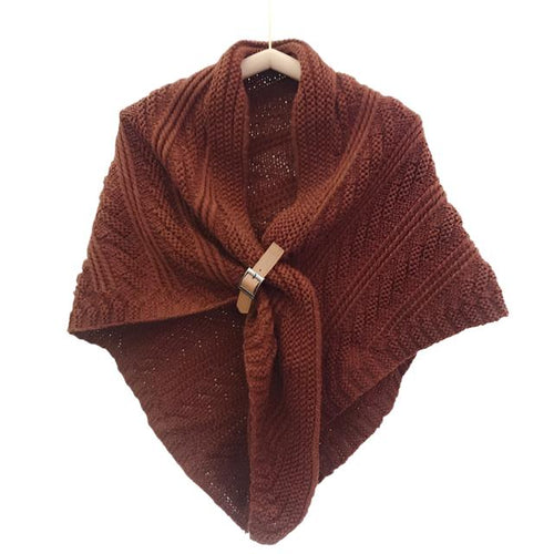 ALISON Design Women's Fashion Premium Quality Knitted Poncho Scarf - Divine Inspiration Styles