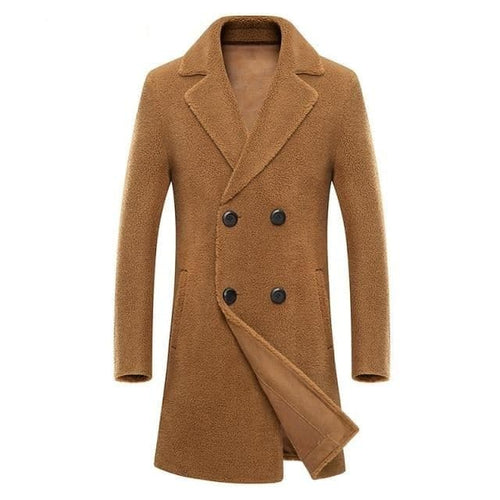 BRADFORD Design Collection Men's Fashion Premium Quality Long Wool Blend Trench Coat - Divine Inspiration Styles