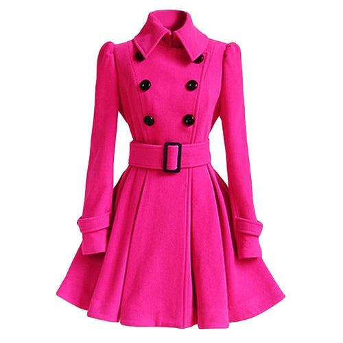 HEATHER Design Women's Fine Fashion Classic Luxury Style Designer Wool Coat Jacket - Divine Inspiration Styles