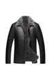 OSM Design Men's Fashion Premium Quality Leather Plush Fur Coat Jacket - Divine Inspiration Styles