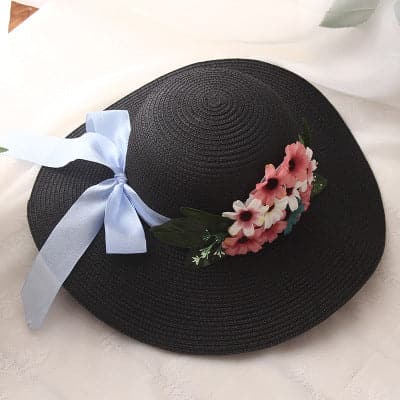 Exotic Flower Straw Hat