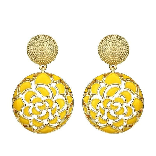 NEWGLORY Women's Fine Fashion Elegant Stylish Enamel Earrings - Divine Inspiration Styles